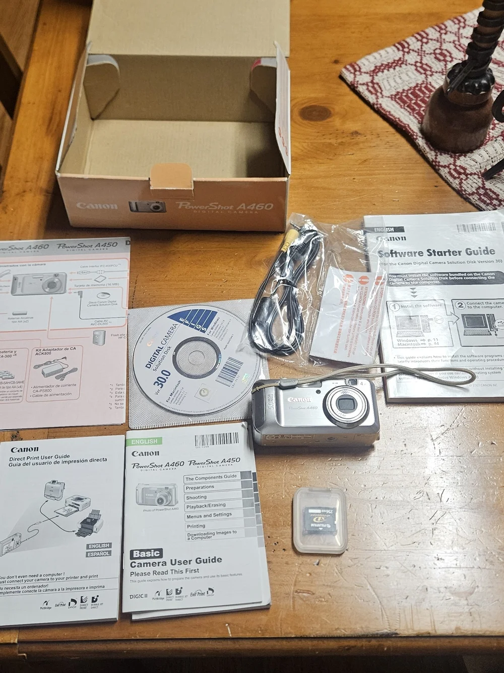 Canon PowerShot A460 Compact Digital Camera in Silver